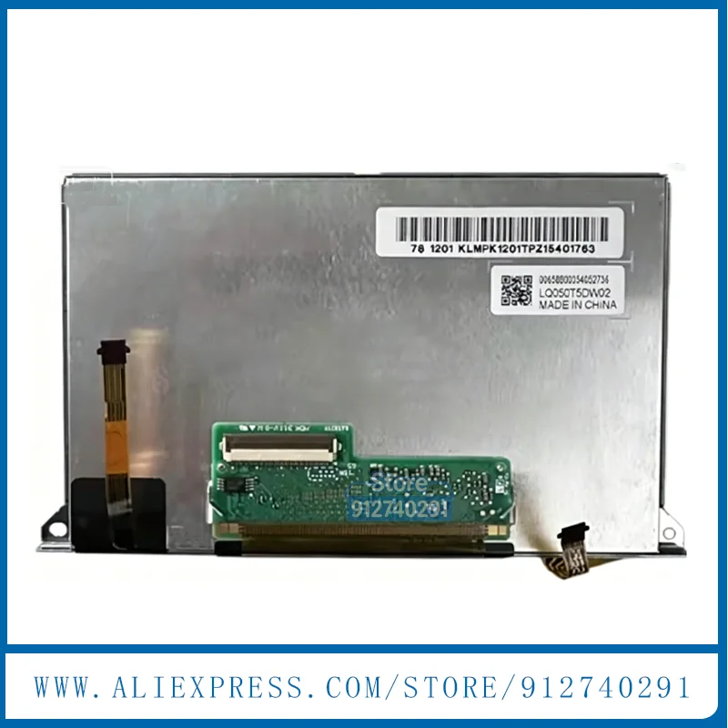 Lq050t5dw02 original 5 Polegada display lcd com tela de toque para chrysler dodge fiat carro dvd navegação gps módulos lcd lq050t5dw02