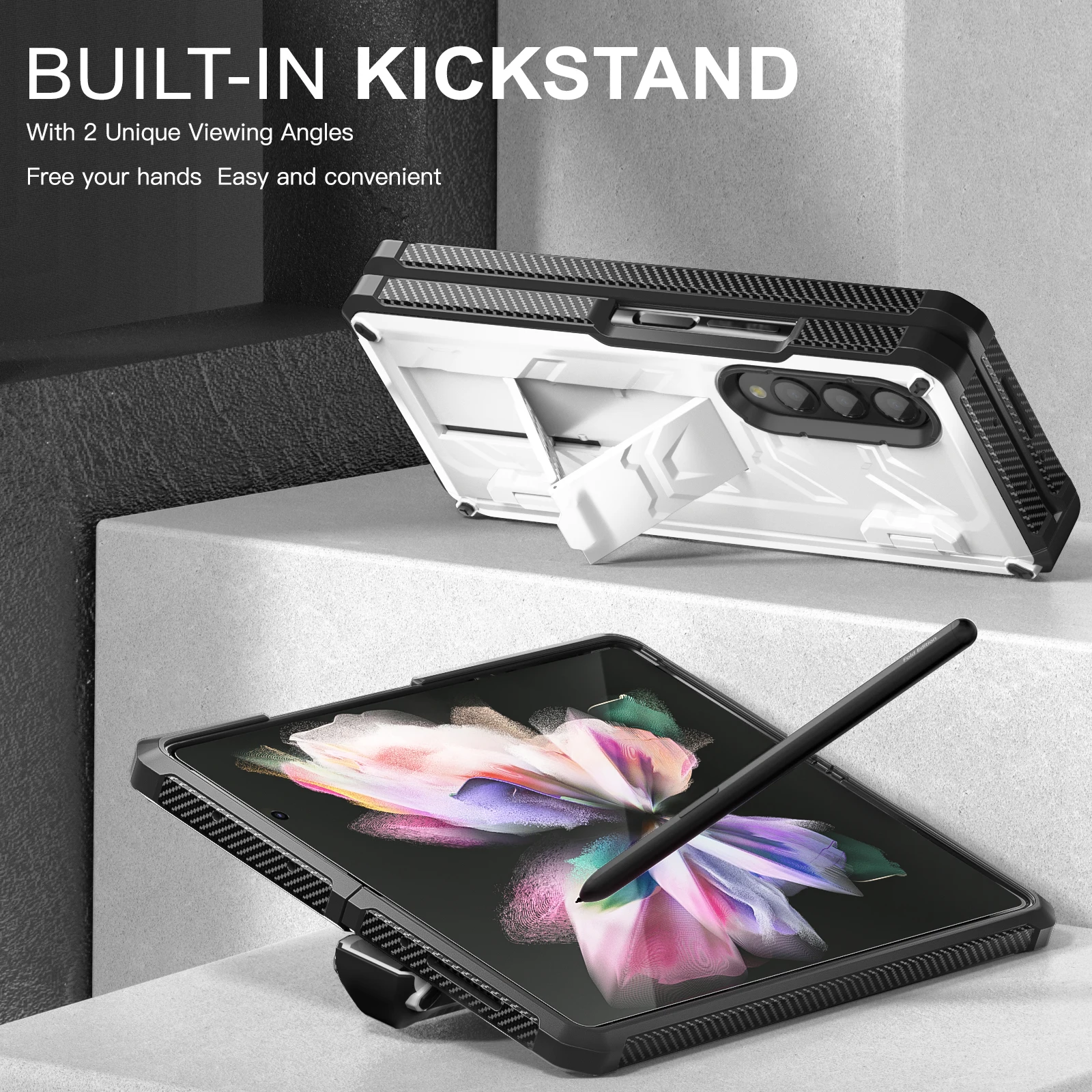 Armor Case for Samsung Galaxy Z Fold5 Fold3 7.6 inch SM-F9260 SM-F926 Hard Cases for Galaxy Z Fold4 SM-F9361 Phone Cover