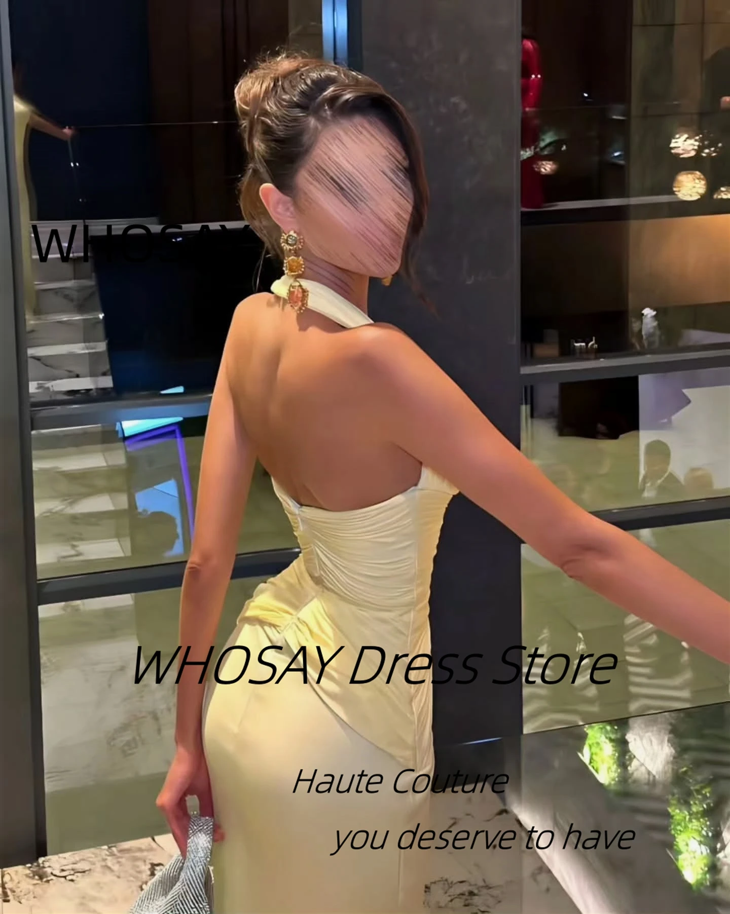 لماذا فساتين لحضور الحفلات الموسيقية الرسن الخامس الرقبة فستان خاص لحفلات الزفاف مثير عارية الذراعين رداء دي كوكتيل مساء رداء حفلات مخصص