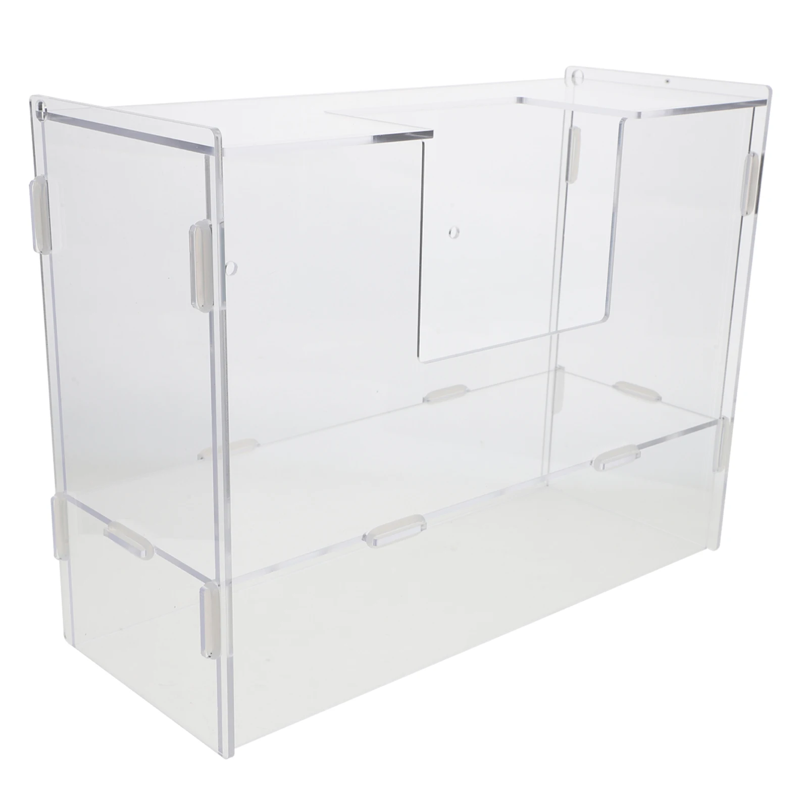 

Rabbit Hay Feeder High Capacity Bunny Grass St Storage Rack Acrylic Material Pet Supplies Feeder for Small Pets Wall Mount