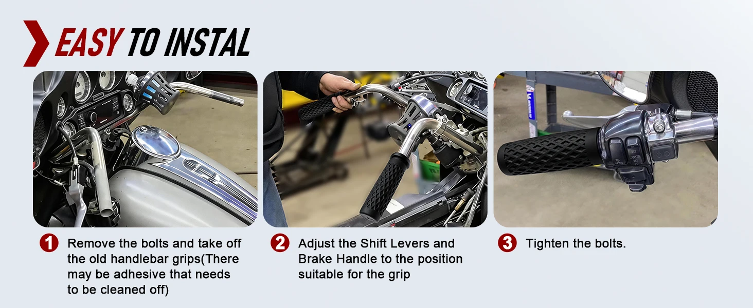 Motorrad-Lenkergriffabdeckung für Harley 1996-2007 Touring, 1996-2017 Dyna, 1996-Up Sportster, XL1995-2015 Softail – Detail 6