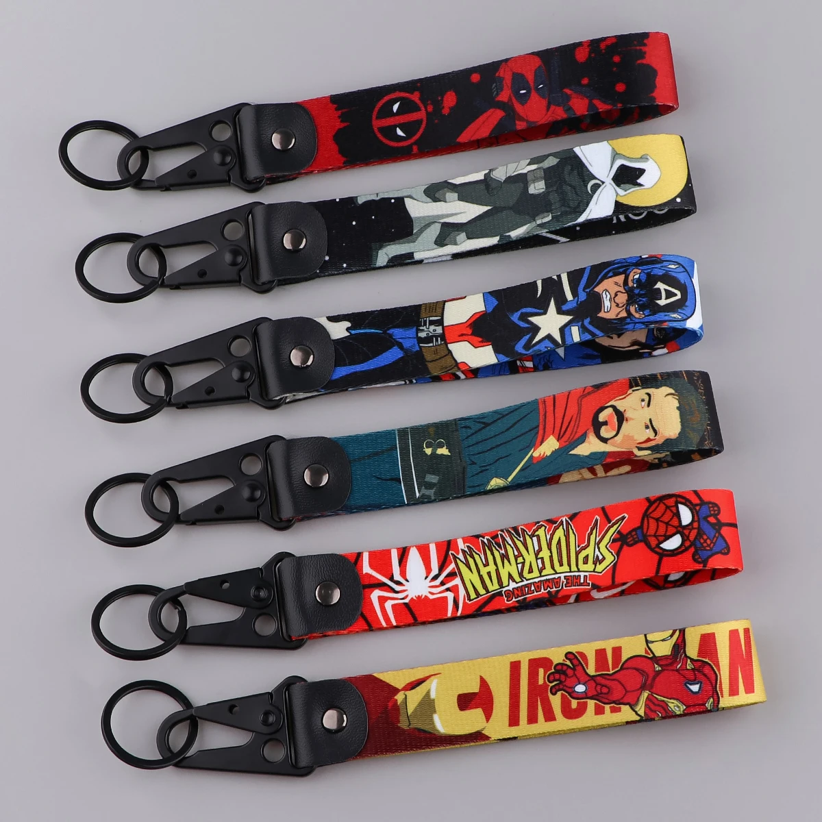 Niedlicher Anime-Schlüsselanhänger, Lanyard, grünes Monster, Schlüsselanhänger, Handgelenk, Schlüsselhalter, Riemen, Charm, Taschen, Abzeichen, Anhänger, Anime-Zubehör, GESCHENKE