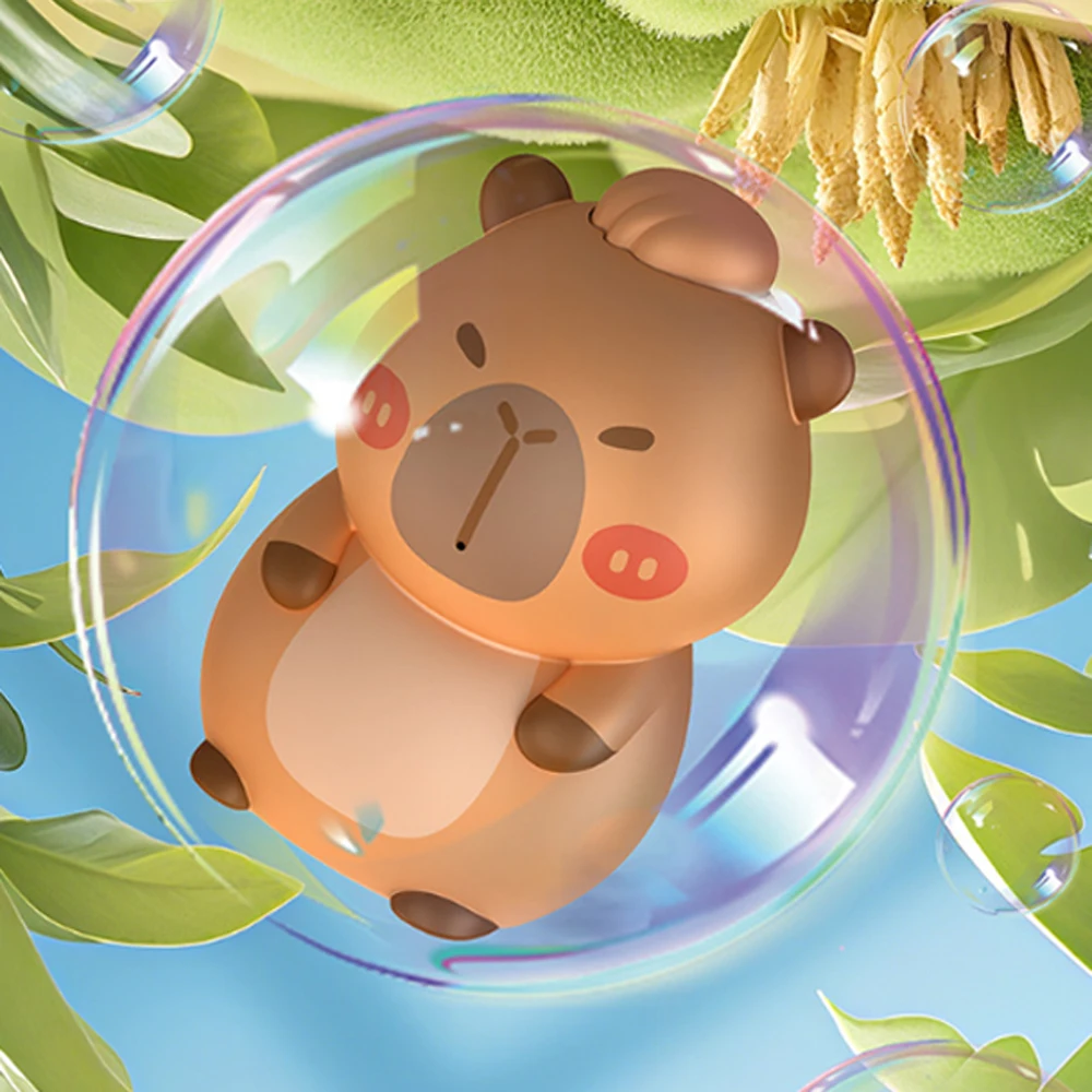 3 szt./zestaw Kapibara z Kreskówki Strzelająca Wodą, Typ Naciskowy, Mała Kapibara do Kąpieli, Przenośna, Daleki Zasięg, Kapibara do Walki wodnej, Gra na Zewnątrz