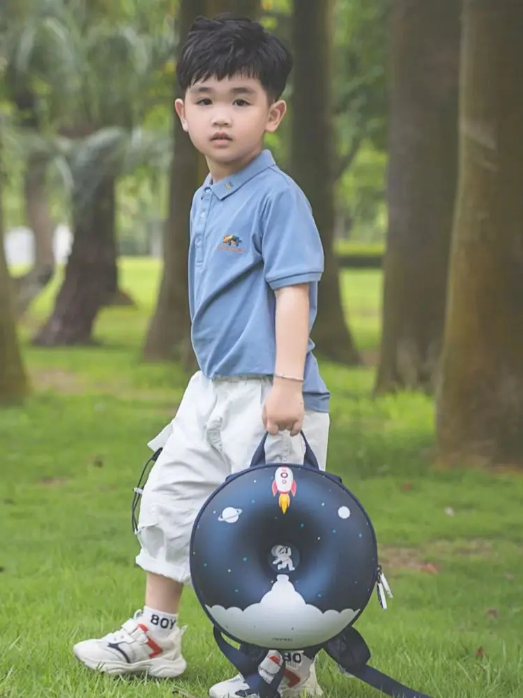 

Space Rocket Backpack Suitable For Elementary School Students In Grades 1, 2, 3 and 6, Starry Sky Backpack,Lightweight