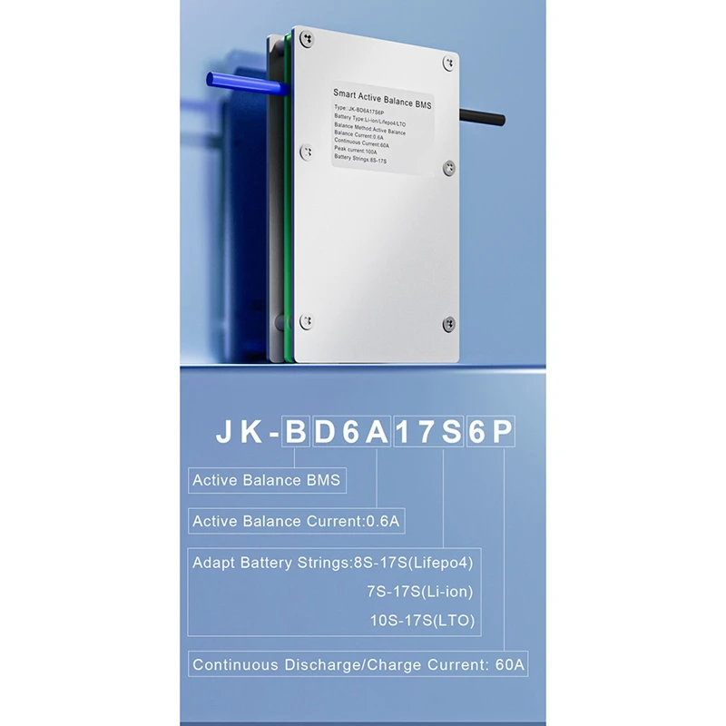 Smart JK BMS B2A8S20P With BT CAN RS485 8S 24V 200A Lifepo4 Li-Ion LTO Battery 3S-8S 2A Active Balance JK BMS