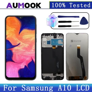 LCD Baru yang Diuji untuk Layar LCD Samsung A10 SM-A105F Rakitan Digitizer Layar Sentuh SM-A105G untuk Layar LCD Samsung Galaxy A10 12 tampilan penjualan terbaik galaxy a10 - №
