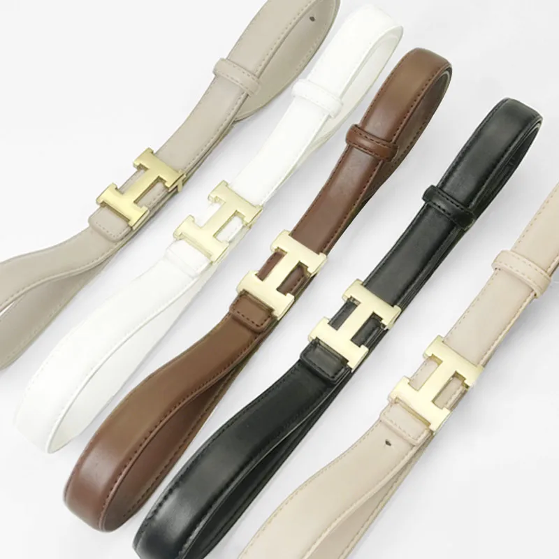 2025 Cintura da donna nuova Cintura versatile retrò con fibbia in bronzo Cintura sottile in pelle bovina2.3 Abito decorativo semplice ed elegante