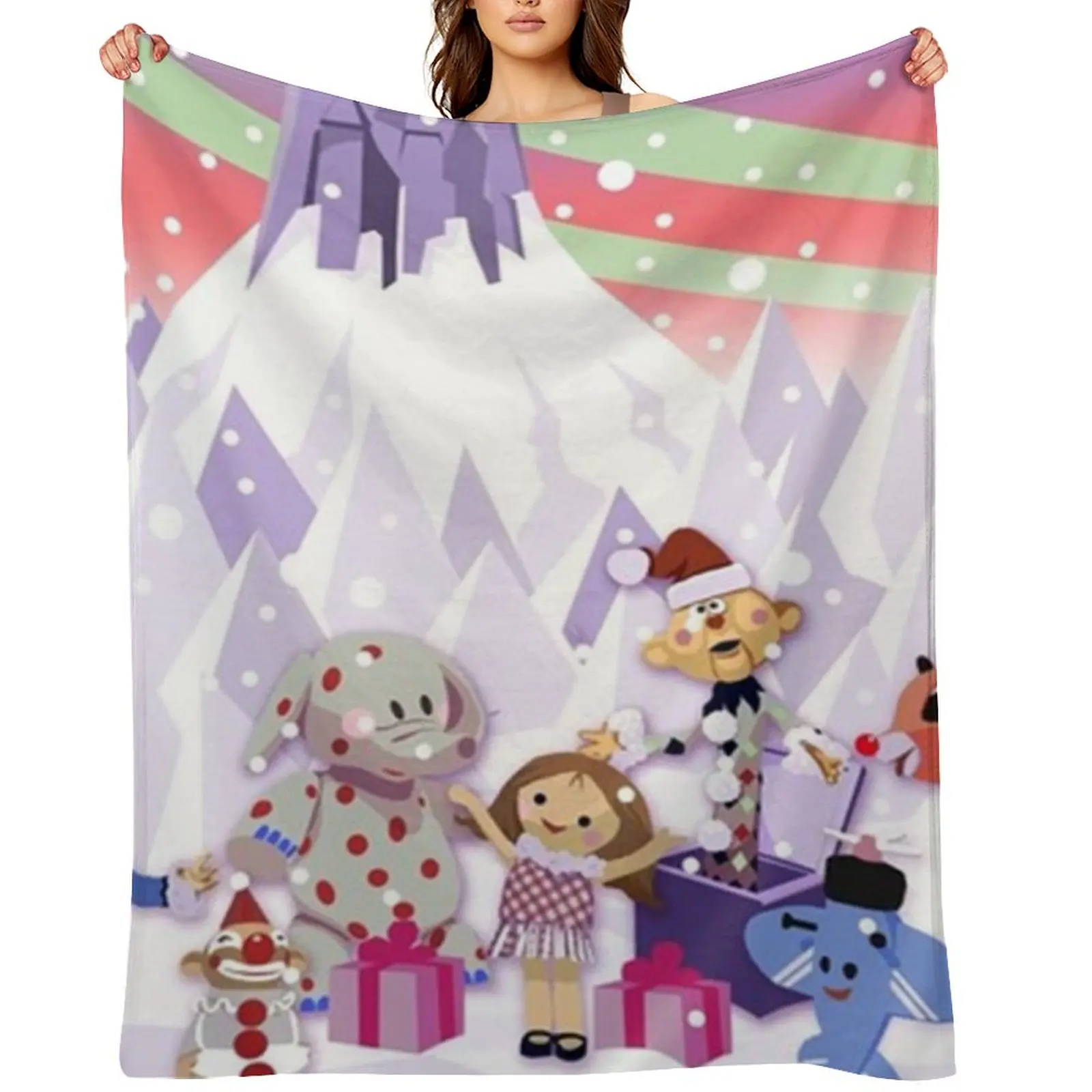 

Island of Misfit Toys Throw Blanket valentine gift ideas Blankets For Baby Giant Sofa Plaid Blankets