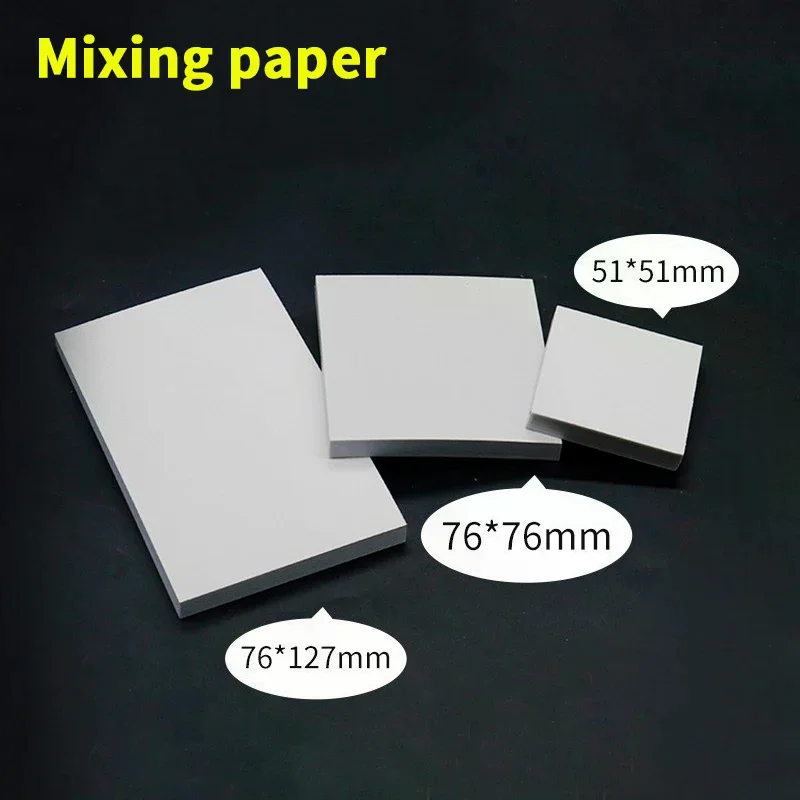 

50Sheets/Pack Dental Disposable Mixing Double Faced Paper Denture Laboratory Cement Powder Pad Dentistry Tools L/M/S Size