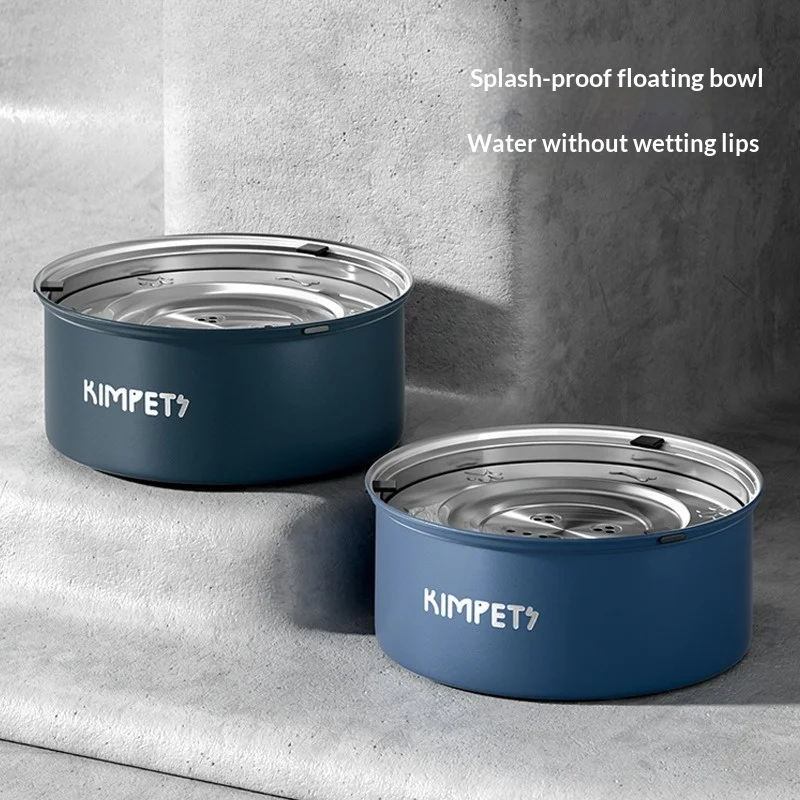Tigela para Cães Antichoque de Grande Capacidade em Aço Inoxidável, Tigela para Ração de Cães, Tigela para Água de Cães, Tigela para Ração de Gatos, Tigela para Animais de Estimação