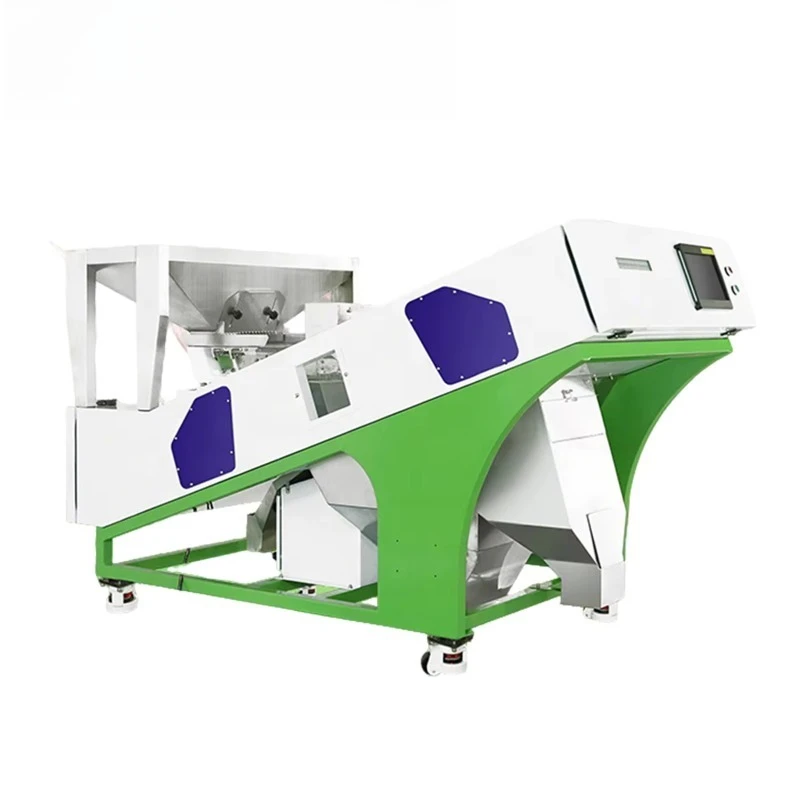 6SXZ-68L Touch Screen CCD Optical  Rice Bean Nut Seed Small Batch Separator Equipment Single Chute Mini Grain Color Sorter view 3