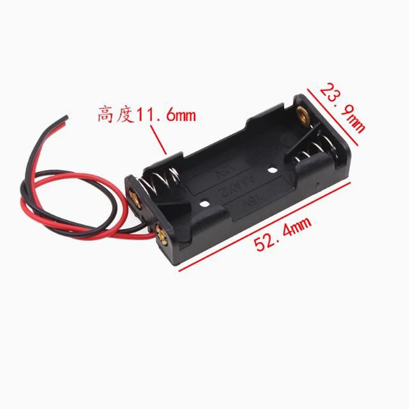 7th battery box AAA battery holder welding-free series battery compartment DIY battery box with pins image 5