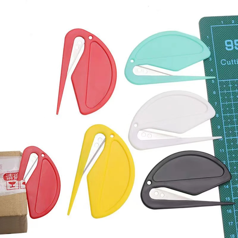 1 Piece Letter Opener Envelope Mail Slitter With Razor Wrapping Cutter Box Opener Safe Mail Opener For Home Office Envelope
