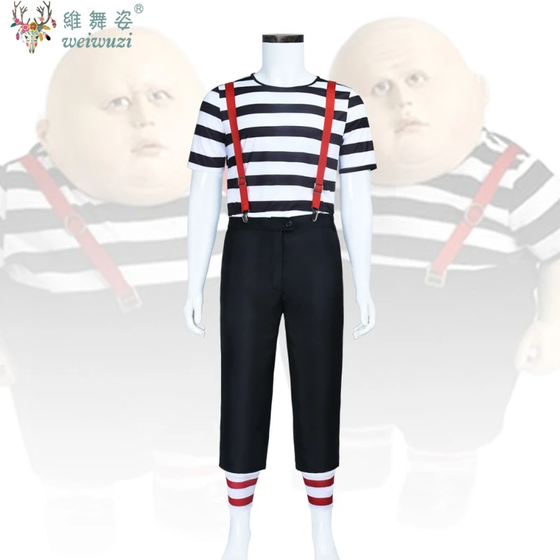 Disfraces de Cosplay de los Gemelos Gordos Tweedle Dee y Tweedle Dum de la Película Alicia en el País de las Maravillas para Halloween ​ ​ Fiesta Infantil, para Adultos y Hombres