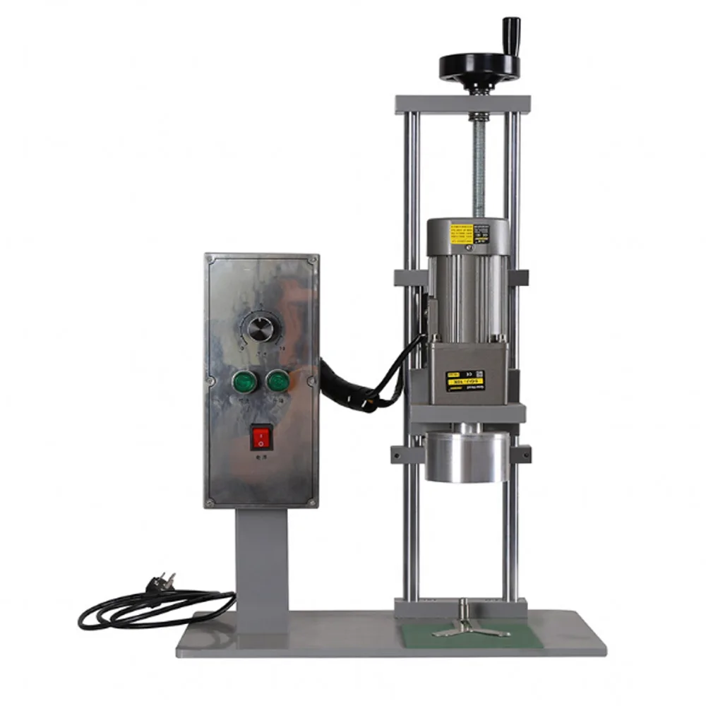 2025 جديد سطح المكتب غطاء برغي السدادة ماكينة ختم الزجاجات الكهربائية غطاء برغي آلة زجاجة المعلبة السدادة ماكينة قفل الزجاجات