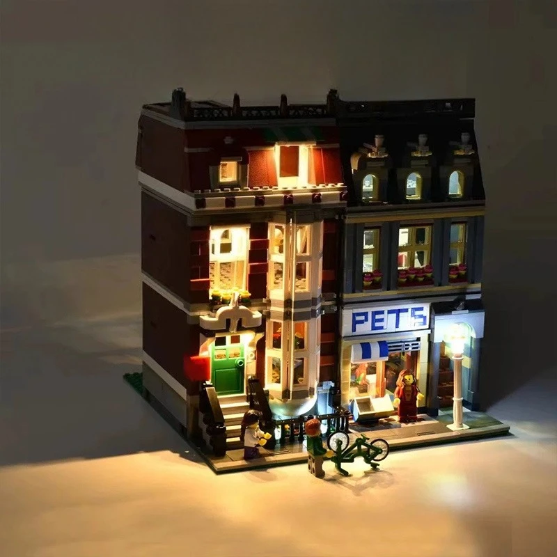 

Комплект светодиодных фонарей для LEGO Pet Shop 10218 Creator 3-в-1 с идеями ламп, не включает строительный блок (только комплект светодиодных фонарей)