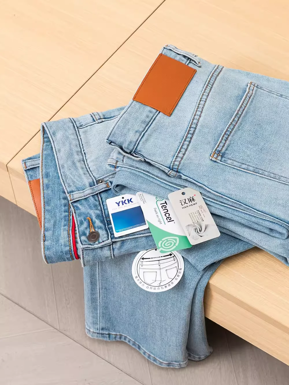 

Loose Haax Linen Men's Jeans LP Comfortable Relaxed Feeling Summer 2024 Modern Sle Straight Leg Moisture ng Long Tr...