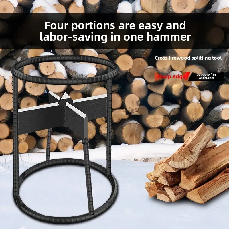 

Multi-Functional Log Splitter Tool, Efficient Wood Chopper for Outdoor Use, Perfect for Farm and Home