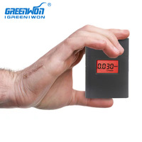 GREENWON LCD Display Mini Pocket Digital Alcohol Tester Driving Breath Breathalyzer Detector with Mouthpieces