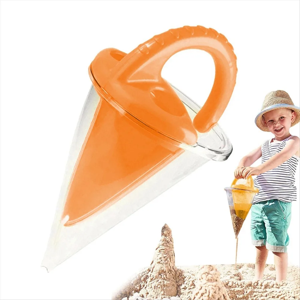

Children Beach Spilling Funnel Beach Sand Gadgets Funnel Sand Overflow Funnel for Water Mixing Play and Outdoor Castles Building