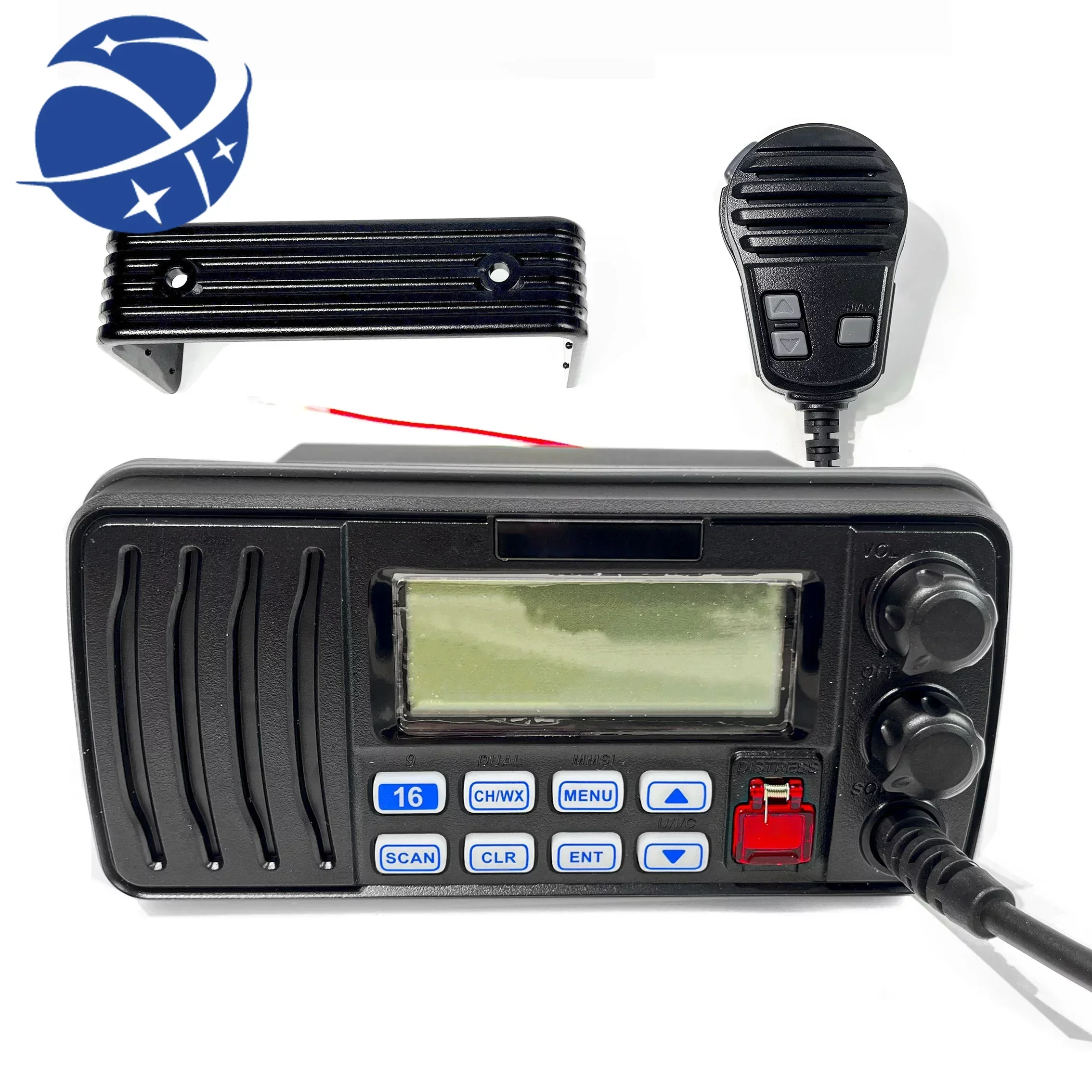 TSSD RS-508MG Built-in GPS sea moss scooter freight rc boat & ship VHF IP67 Waterproof Mobile Fixed Boat Radio Walkie talkie