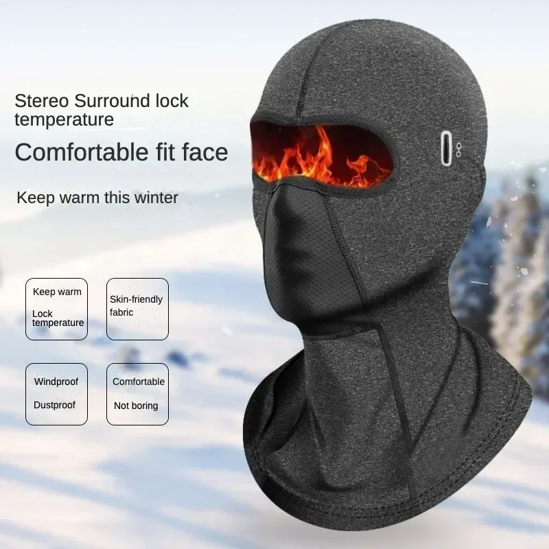 Inverno quente balaclava chapéu respirável ciclismo boné esporte ao ar livre capa facial completa cachecol motocicleta bicicleta capacete forro gorras hombre
