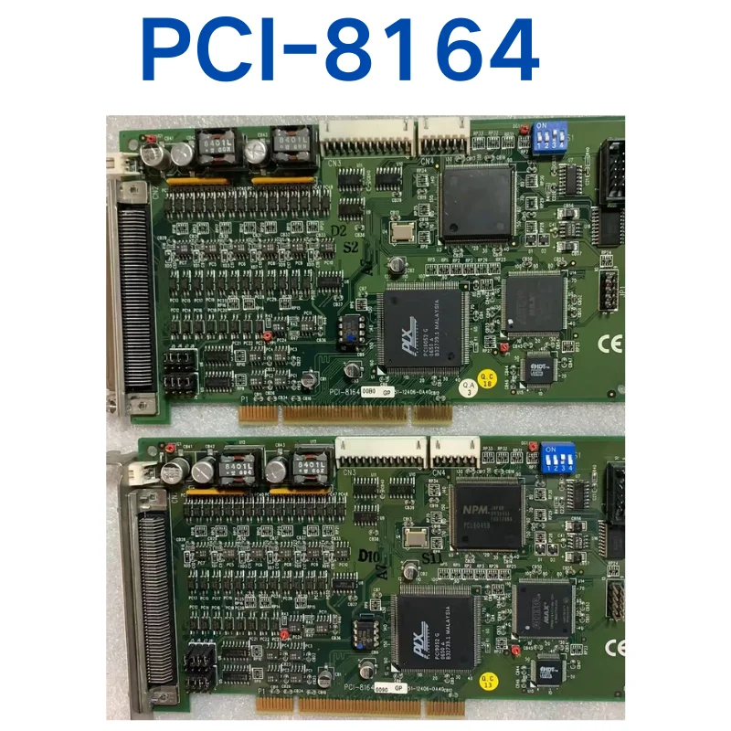 Used PCI-8164 Advanced Stepping Servo 4-axis Motion Control Card tested OK and shipped quickly