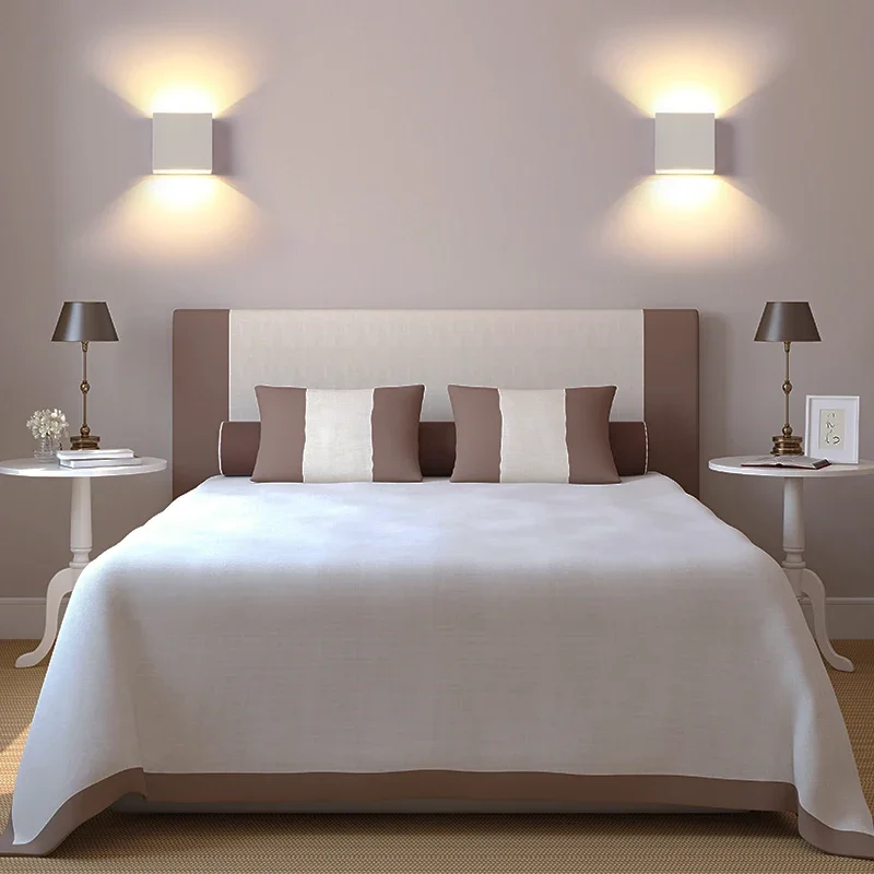 Picture 5: LED Wall Sconces 6-12W Modern Indoor Wall Lamp, Up Down Wall Mount Lights for Living Room Hallway Bedroom Decor