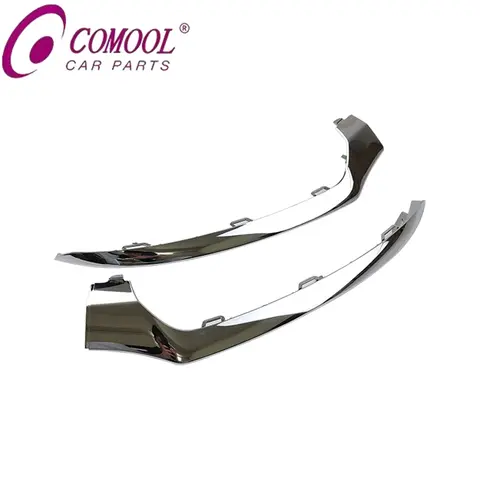 Auto Parts Front Bumper Lower Chrome Molding Trim Spoiler 2058851374 2058851474 for Mercedes-Benz C-Class W205 A205 C205 S205