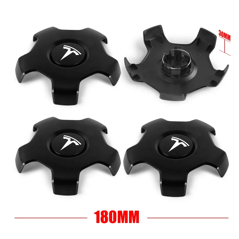 

Car Sticker 4pcs 180mm Car Hub Caps Accessories Auto Wheel Center Hubcap Rim Badge Covers For Tesla Model 3 Model S Model X Coil