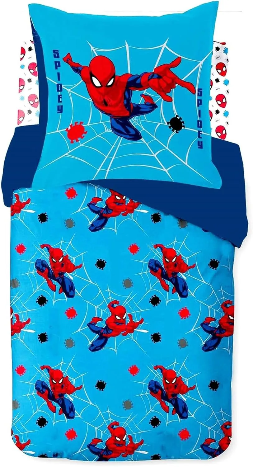 Disney Spiderman Bedding Set Children Duvet Covers Pillowcases Children's Holiday Gifts Cartoon Quilt Cover Boy Girl Gift