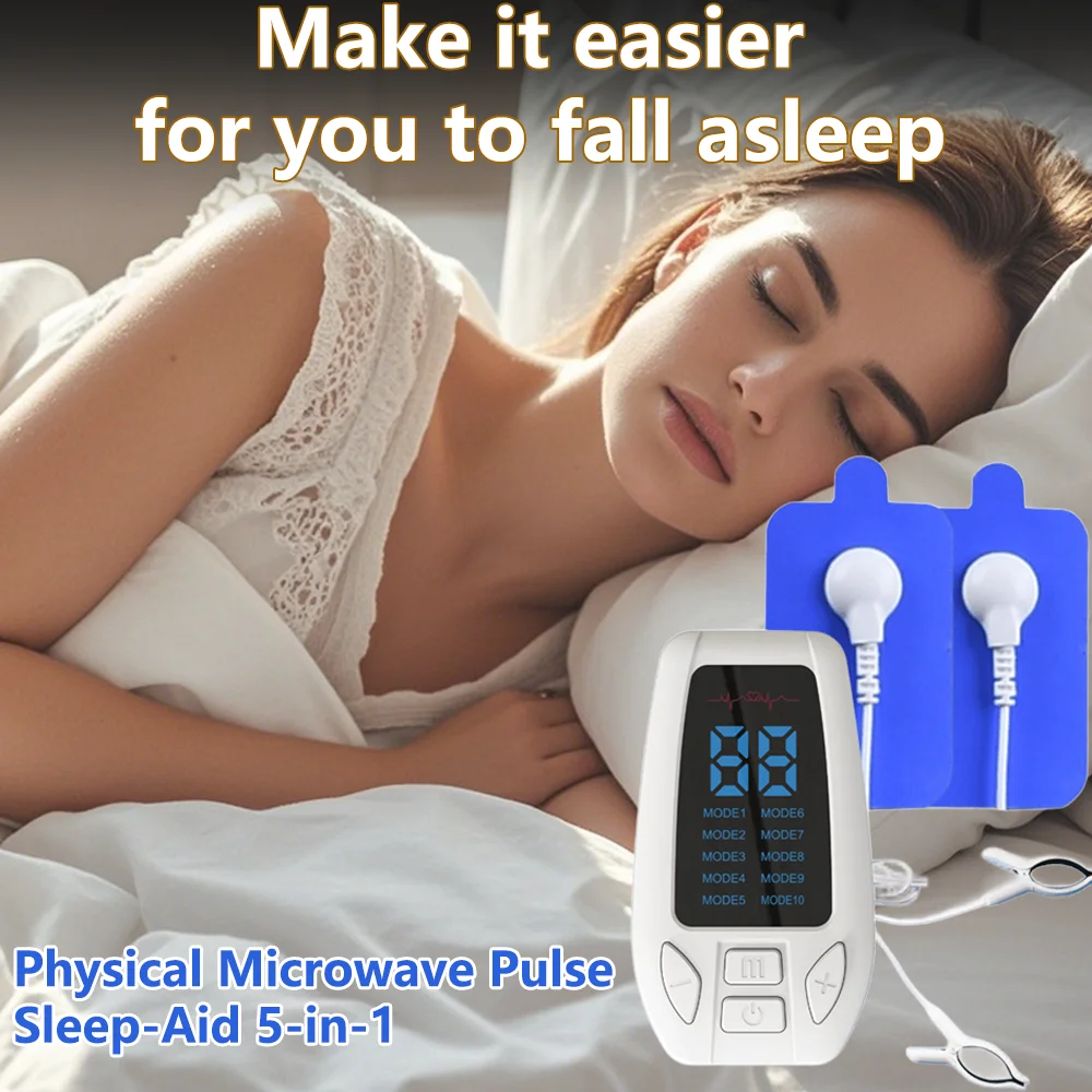 

10 Modes Sleep Aid Device Microcurrent Ces Sleeping Instrument Insomnia Anxiety Depression Machine Fast Sleeping Health Care