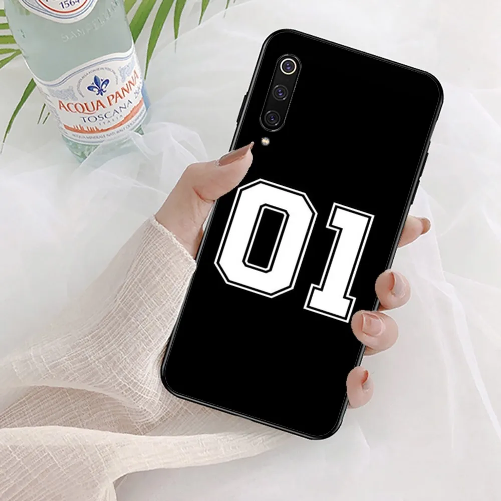 Number Football Phone Case For Xiaomi Mi 5X 8 9 10 11 12 lite pro 10T PocoX3pro PocoM3 Note 10 pro lite