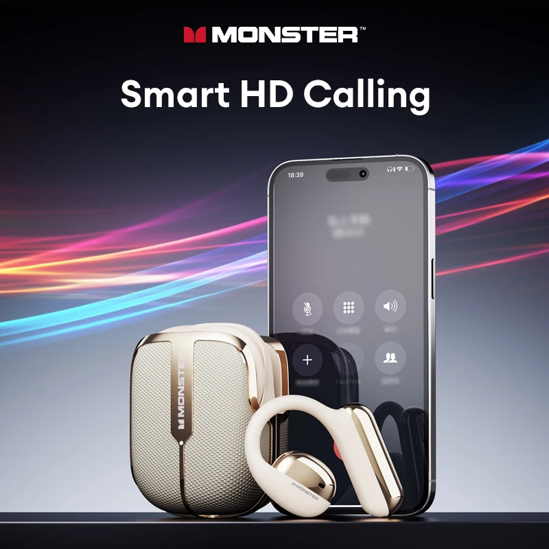 Choice Monster XKO06 OWS Bluetooth V5.4 auriculares estéreo HIFI calidad de sonido música auriculares para juegos diseño ergonómico auriculares deportivos