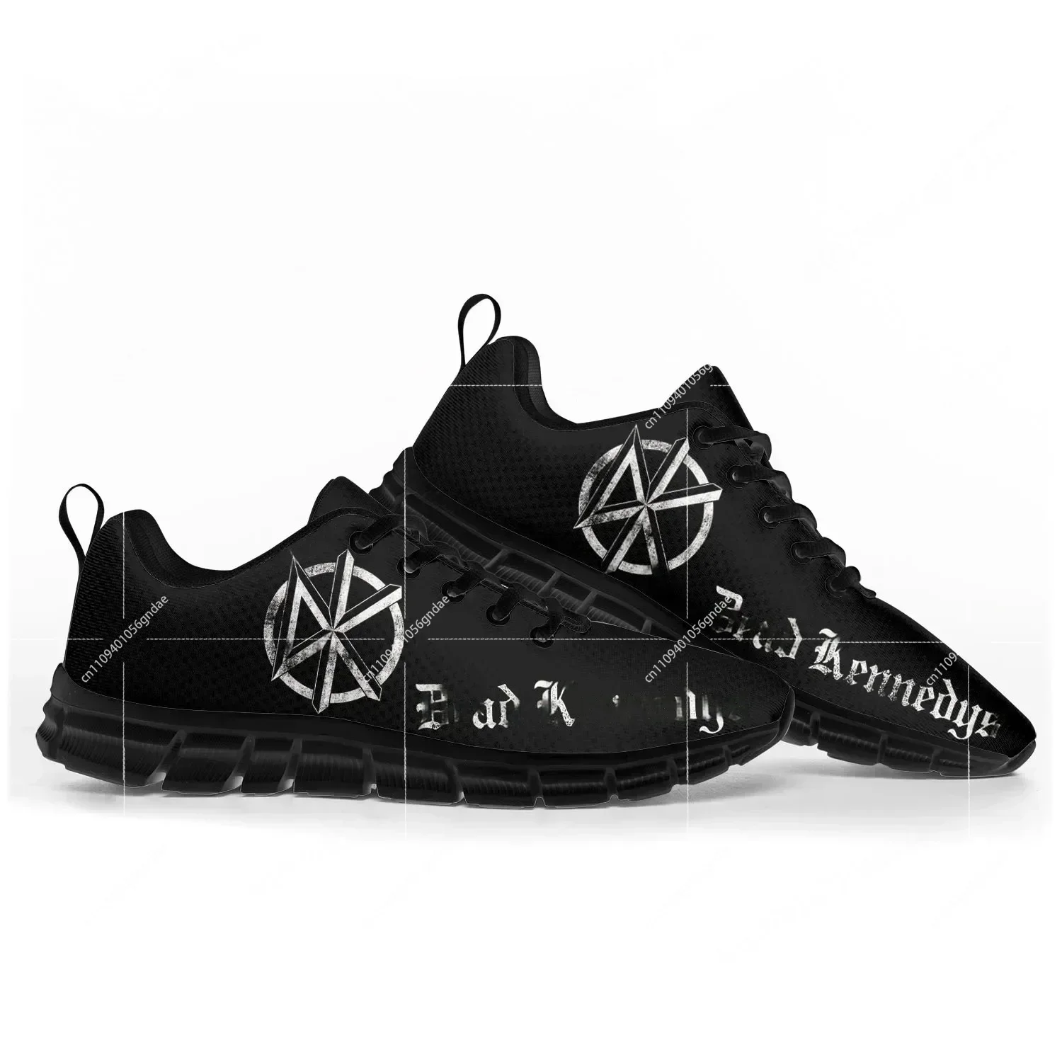 

Dead Rock Band Kennedys Sports Shoes Mens Womens Sneakers Casual Custom Couple Shoes Black