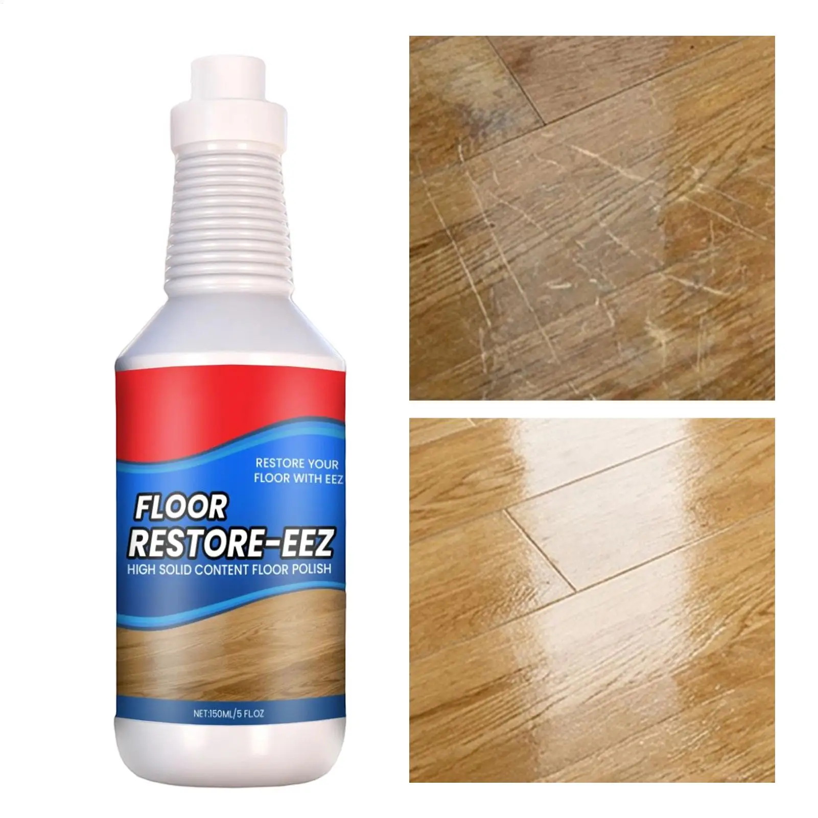 150ml Floor Restore Solution Flooring Renewal Agent Floor Polishing Brightening Wood Maintenance Multi Surface Floor Cleaner
