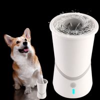 Portable Silicone Pet Foot Wash Cup Electric Automatic Dog Paw Cleaner Quick Low Noise USB Charging Pet Feet Washer Home