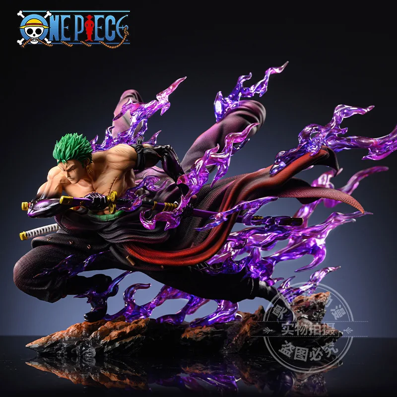 17cm Anime One Piece Action Figure Draw Knife Sauron Three Knife Flow Zoro With Box Pvc Collection Statue Model Figurine Toys