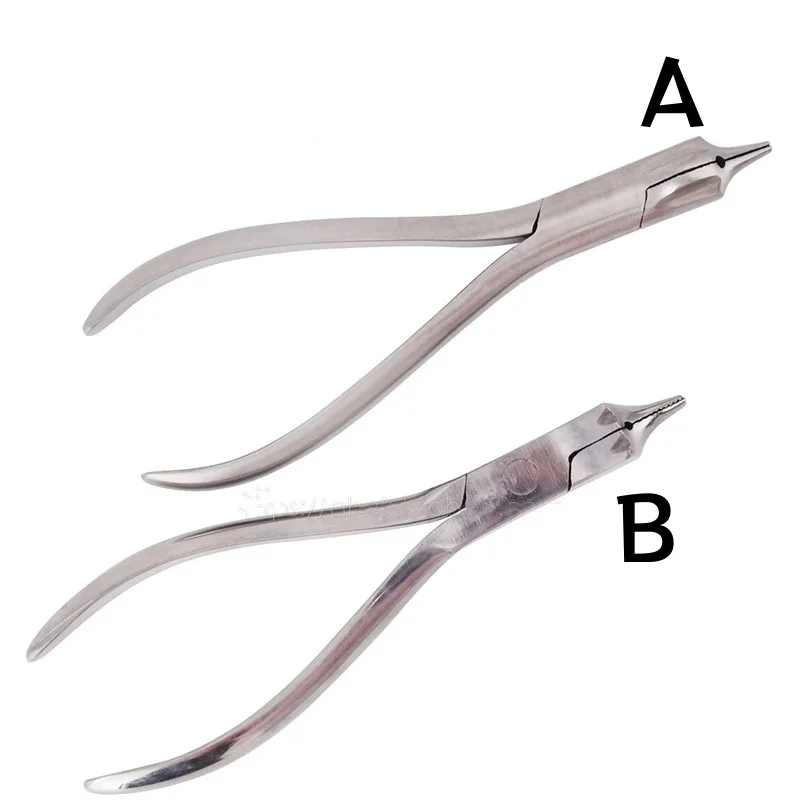 Dental Three Jaws Plier Bending Clasp Making Split Springs Cutting Steel Wire Medical Technical Forcep Orthodontic Dentist Tools