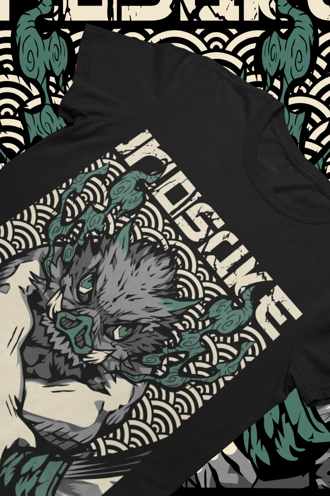 

Inosuke Shirt, Demon Slayer, Kimetsu No Yaiba Tshirt, Tanjiro Zenitsu Doma KNY