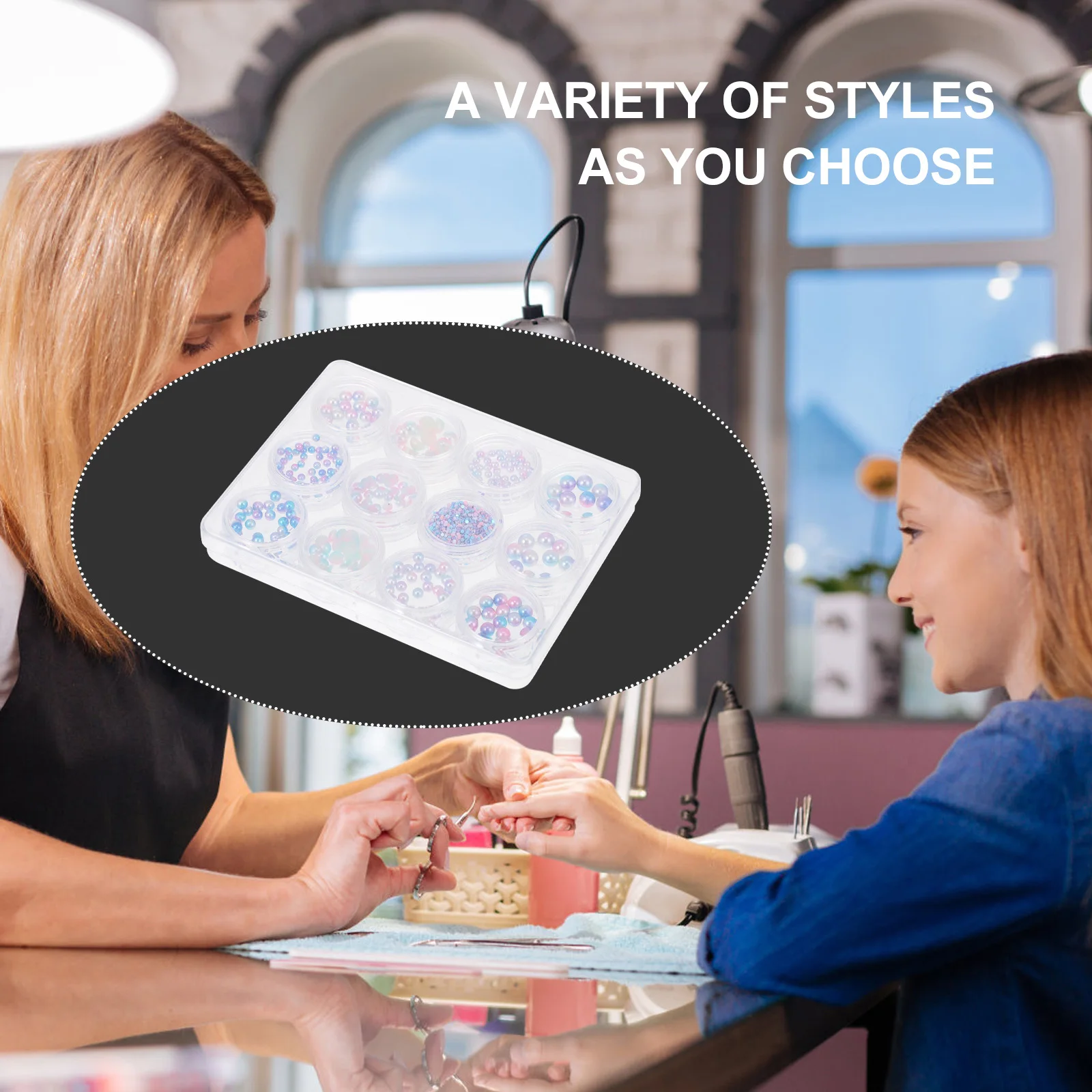 

12 Boxes Shell Nail Charms Delicate Manicure DIY Decor Nail Art Accessories Salon Quality Exquisite Fingernail Ornaments