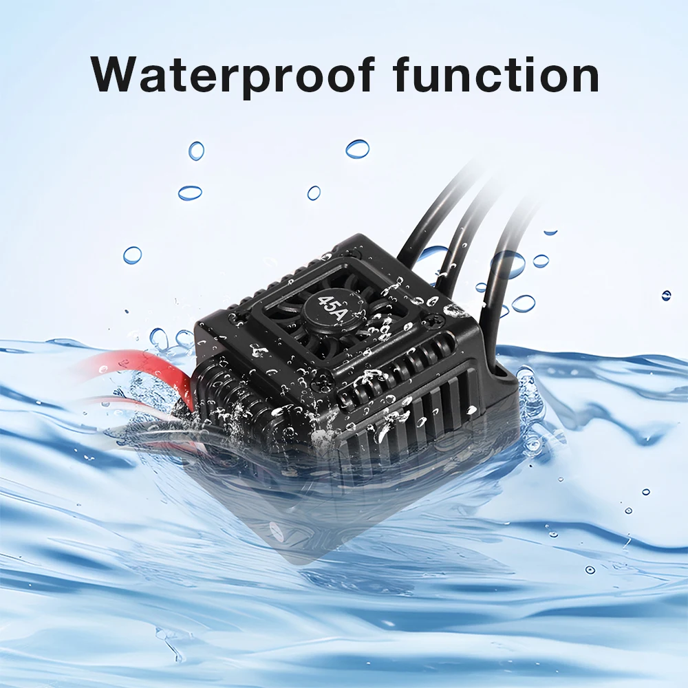 T/XT60 التوصيل 35A 45A 60A Sensorless فرش ESC جودة عالية فرش سرعة تحكم بطاقة البرنامج RC ESC لشاحنة سيارات RC