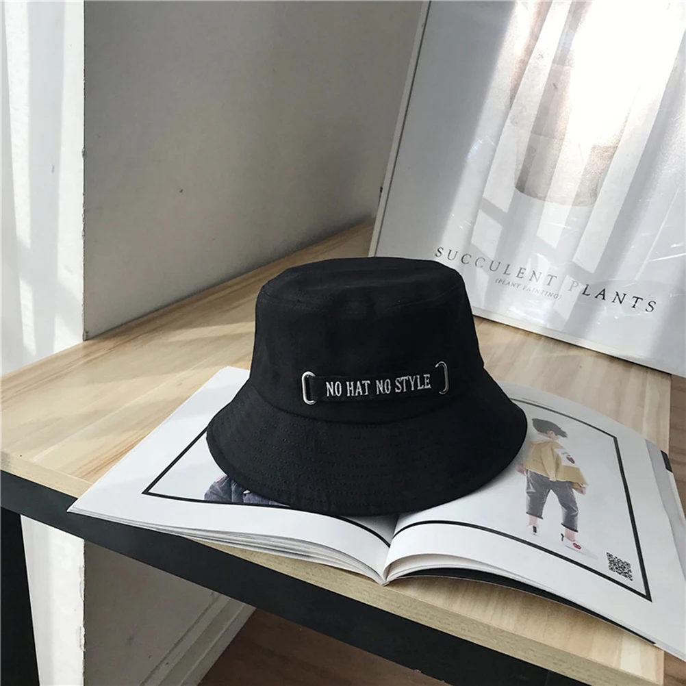 

1Pcs Summer Uv Protection Sunshade Fisherman Bucket Hat 56-58cm Lightweight Foldable Sunhats Outdoor Fishing Hiking