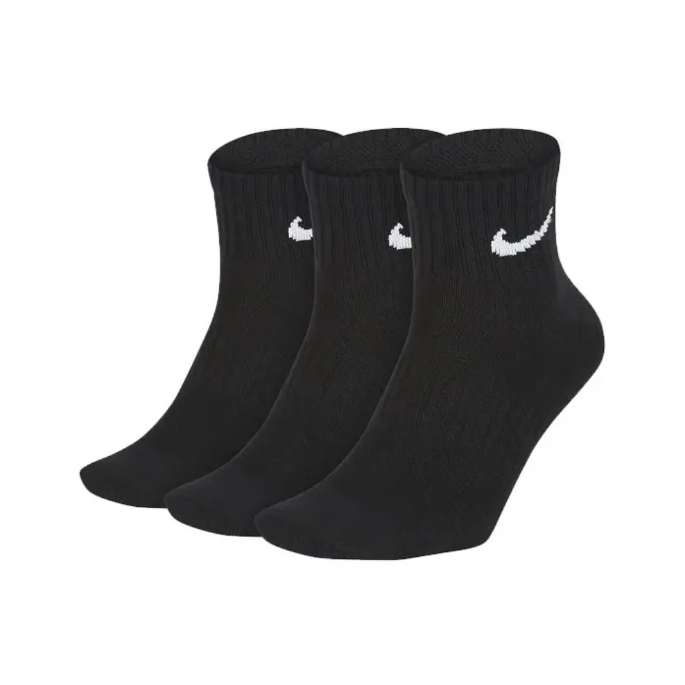 NIKE Unisex Lightweight and quick-drying training socks 3 pairs Autumn support socks Comfortable and soft