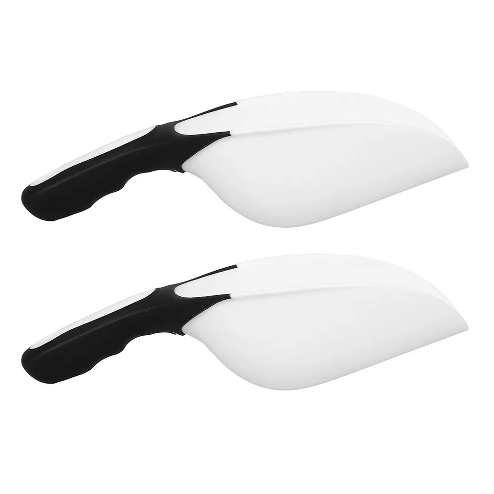 2Pcs Multi-Use Plastic Flour Scoop Ice Cube Rice Grain Scoop Sturdy Food Scoops for Kitchen Ice Scoopers for Freezer view 6