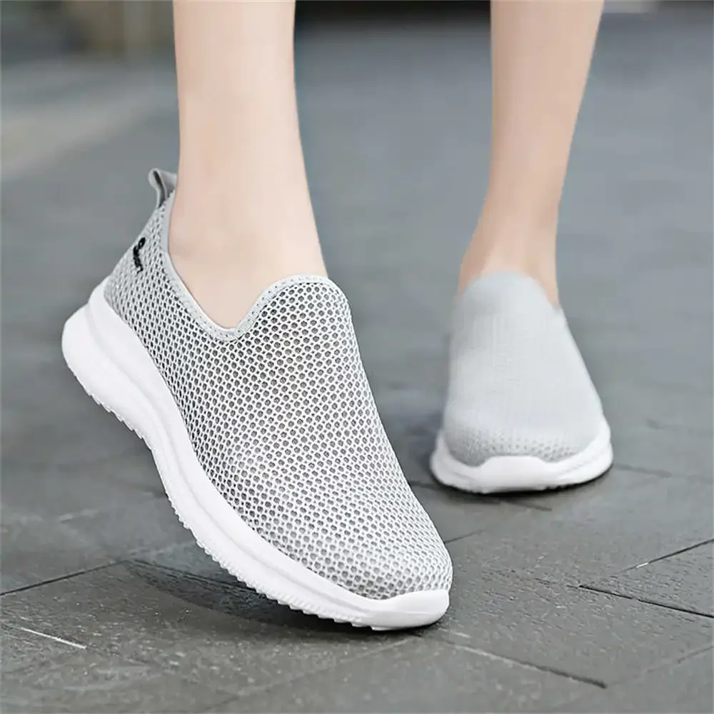 42-43 Round Nose Blue Boots Vulcanize Women's Sneakers 41 Size Womens Shoes Luxury Designer Sports Imported Sabot Team