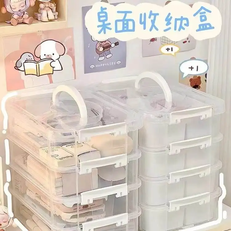 Toy Block Storage Box Small Particle Organizer Drawer Type Storage Case for Tools And Toys Partitioned Compartments