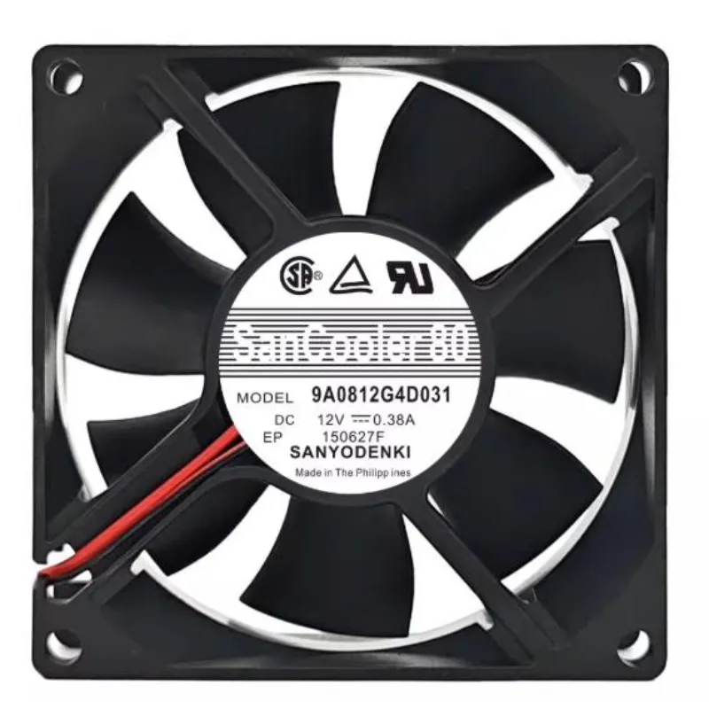 

New Cooler Fan for SanCooler80 9A0812G4D031 12V 0.38A 8cm 8025 80X80X25mm