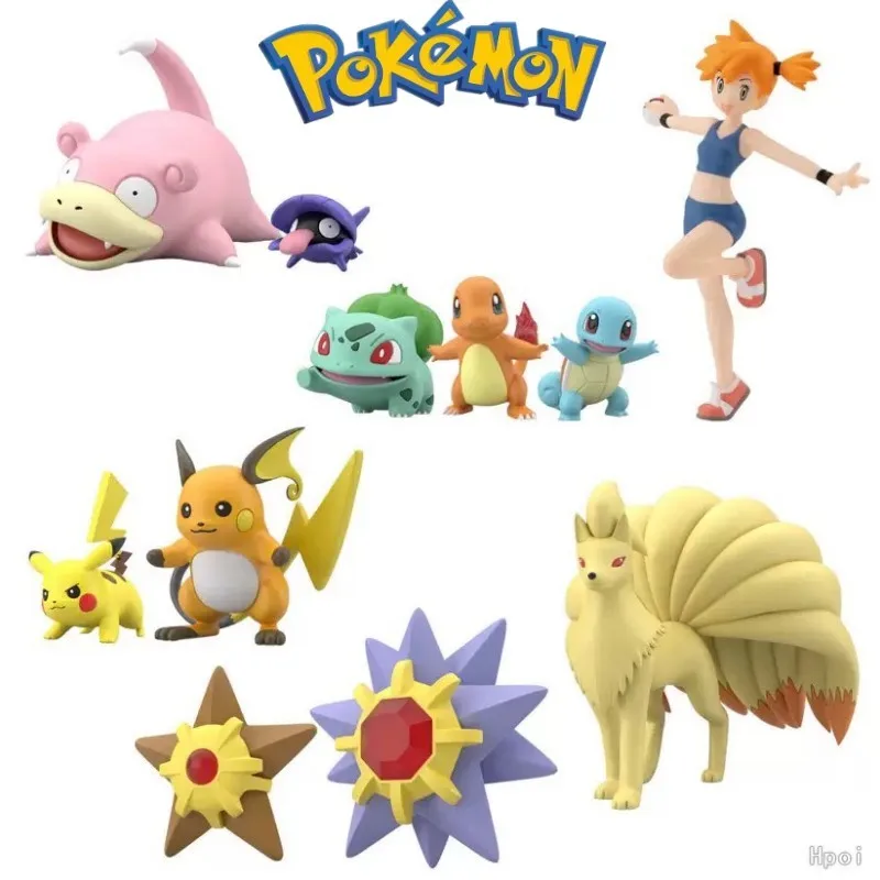 

New Bandai Original Pokemon Scale World 1/20 Kanto Chihou 3 Kyuukon Starmie Kasumi Action Anime Figure Model Toys In Stock