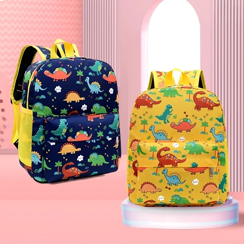 Kids Backpack for Boys&Girls Bookbags Preschool Backpack Toddler Daycare School Bag Lightweight Waterproof Dinosaur Animals